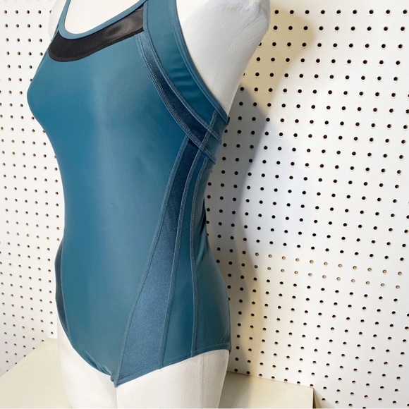 Sweaty Betty | Dolphin Swimsuit in Teal Blue Green Sz. M - Picture 8 of 8